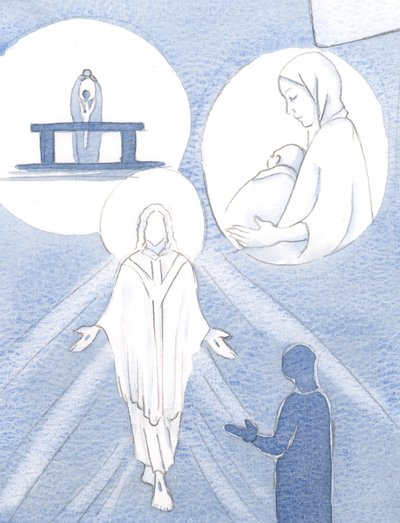Christus legde op een dag uit dat het vanwege onze zwakheid is dat Hij naar ons komt door Elizabeth Wang