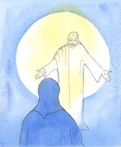 Christus is verheugd als iemand ervan houdt Hem te ontvangen in het Heilig Sacrament, ervan houdt Hem te bezoeken bij het Tabernakel, ervan houdt Zijn Wil te doen, en ervan houdt anderen het goede nieuws over Hem te vertellen door Elizabeth Wang