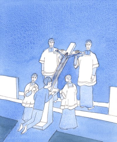 Christus wordt diep geraakt door elk teken van toewijding aan Hem in Zijn Lijden - dat Hij uit liefde voor ons allen heeft doorstaan door Elizabeth Wang