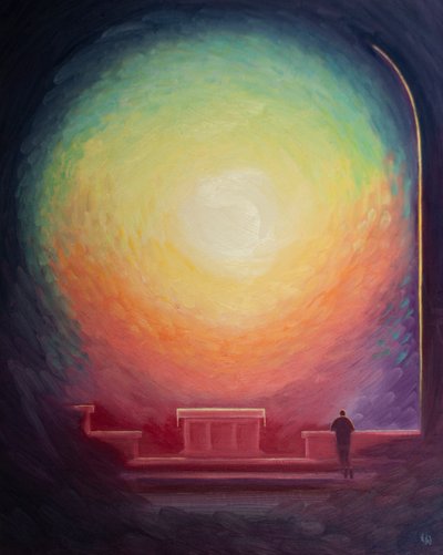 Christus is werkelijk aanwezig in het Heilig Sacrament. We behagen en eren God wanneer we knielen om Hem te danken voor het toestaan dat we Zijn werk op aarde doen - vooral priesters door Elizabeth Wang