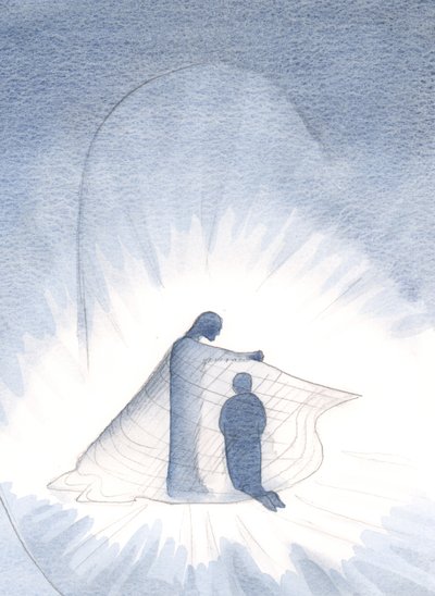 Christus liet me de gouden mantel zien die ik nu draag, door Zijn vrijgevigheid door Elizabeth Wang
