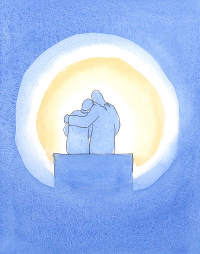 Christus zit naast ons in de 