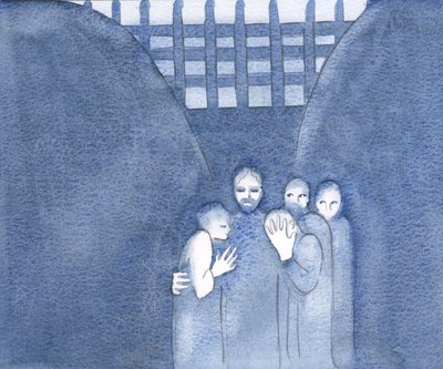 Christus de Gekruisigde is bijzonder dicht bij allen die omwille van Hem lijden door Elizabeth Wang