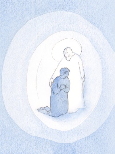 Christus, die eens leed, troost degenen die omwille van Hem ontberingen doorstaan door Elizabeth Wang