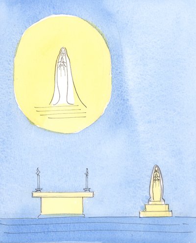 De Heilige Moeder Maria van Christus verdiende geëerd te worden door Elizabeth Wang