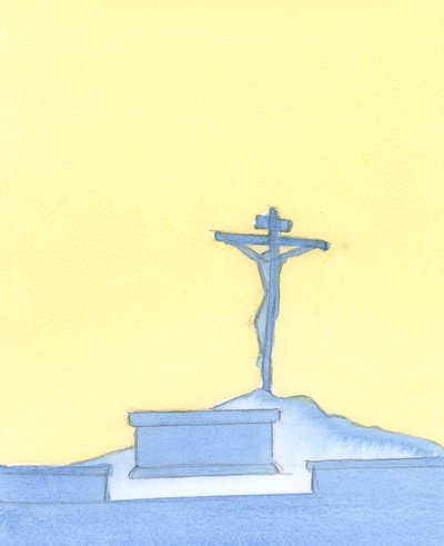 Het kostbare bloed van Christus stroomde ooit uit zijn lichaam aan het kruis; en dat offer wordt vandaag op sacramentele wijze opnieuw gepresenteerd in de mis, terwijl we bidden om vergeving van onze zonden door Elizabeth Wang