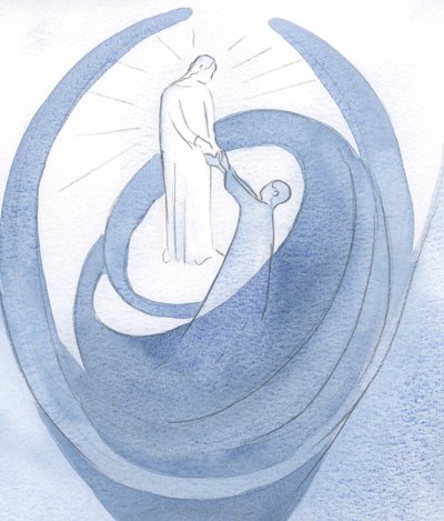 Zelfs als verleidingen om ons heen wervelen, laat Christus ons niet los, als we ons aan Hem vasthouden door Elizabeth Wang
