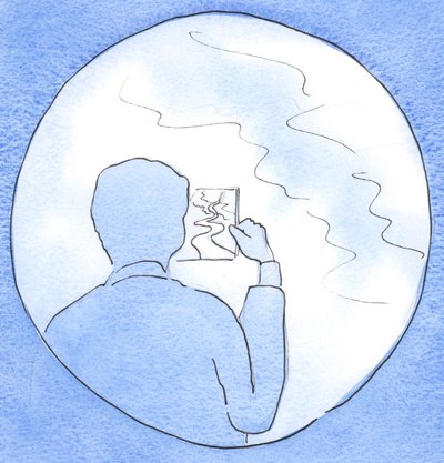 Geloof is als een speciaal stuk glas, gegeven aan een halfblinde persoon in een mistig land: een glas waardoor hij een helder zicht op de weg vooruit kan krijgen door Elizabeth Wang