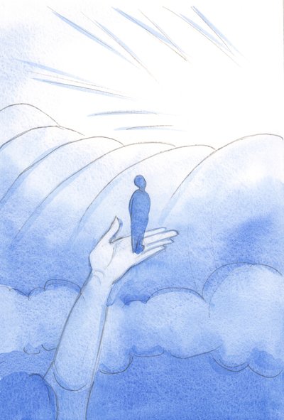 God roept ons soms tot gebed, en we worden door Christus boven de wolk van aardse gedachten gehouden, en dicht bij de 