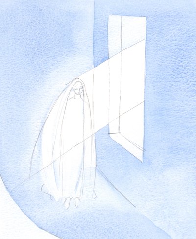 God, door de werking van Zijn Heilige Geest, zorgde ervoor dat het Woord Maria