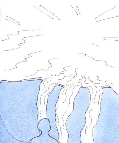 Gods liefde voor ons is als een enorme watermassa die nooit uitgeput kan raken, noch ooit zal ophouden te stromen door Elizabeth Wang