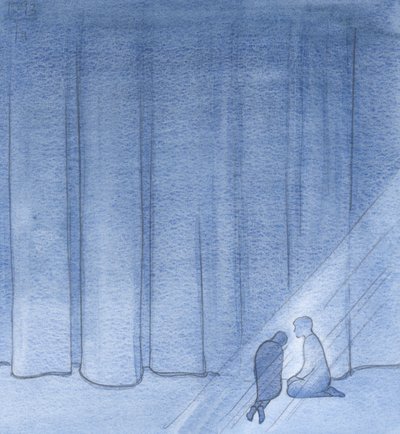 Ik werd geholpen en gekalmeerd, daar in de duisternis, door Christus