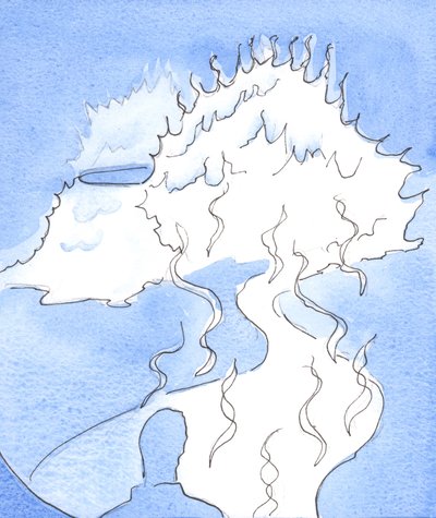 Mij werd een voorstelling van de Godheid getoond: een berg van vuur, waarvan de top naar mij toe bewoog en mij raakte met goddelijke zoetheid door Elizabeth Wang