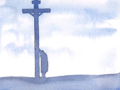 Als onze lijden het moeilijk maken om te bidden, kunnen we eenvoudig op het Kruis leunen, dicht bij Christus, rustend in Hem, en geduldig onze moeilijkheden verdragen door Elizabeth Wang