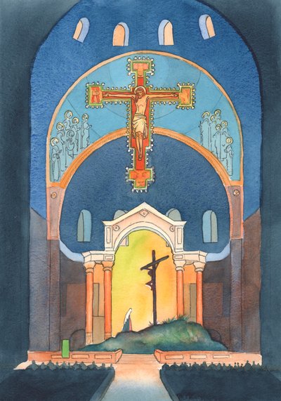 In de Westminster Cathedral, en in elke katholieke kerk, wordt het Offer van Calvarie opnieuw gepresenteerd voor onze redding tijdens de Mis door Elizabeth Wang