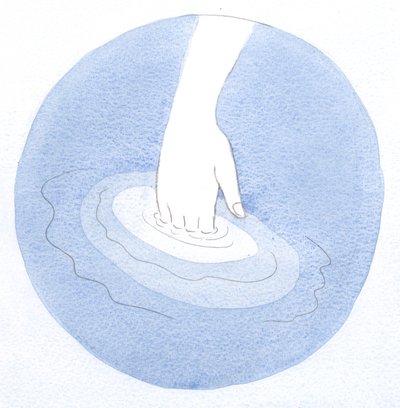 Net zoals een hand die in warm water wordt gedompeld nauwelijks de verandering voelt, ontvangt een ziel vol goddelijk leven Christus in vreedzame, eeuwige glorie door Elizabeth Wang