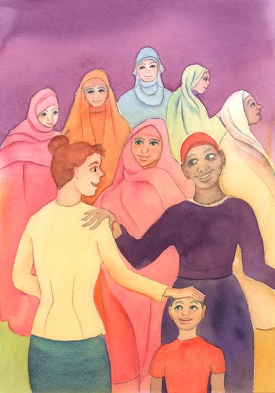 Net zoals een moeder geniet van al haar kinderen, met al hun verschillen, zo geniet God van de verschillende rassen waartoe we behoren, met onze verschillende verschillen door Elizabeth Wang