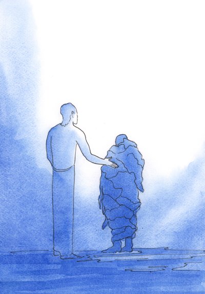 Zoals arme bedelaars hebben we de hulp van Christus nodig, die tot de Vader pleit namens ons, wanneer we in Zijn naam bidden door Elizabeth Wang