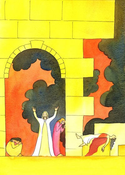 Vele jaren voordat Christus werd geboren, werd Jeruzalem binnengevallen en de heilige Tempel ontwijd en vernietigd, tot afschuw van het volk door Elizabeth Wang
