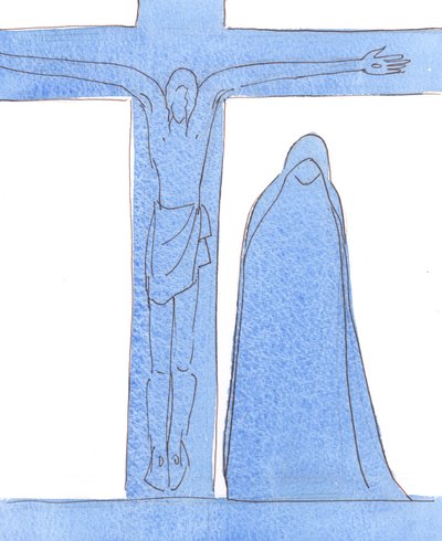 Onze Lieve Vrouw van Smarten: Onze Heilige Vrouwe toonde eerbied voor God, in liefde, gehoorzaamheid en onderwerping, niet alleen toen ze als tiener door een engel werd benaderd, maar gedurende haar hele leven, en onder het kruis door Elizabeth Wang
