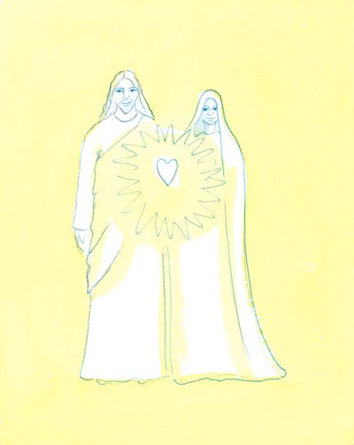 Onze Lieve Vrouw deelde Christus
