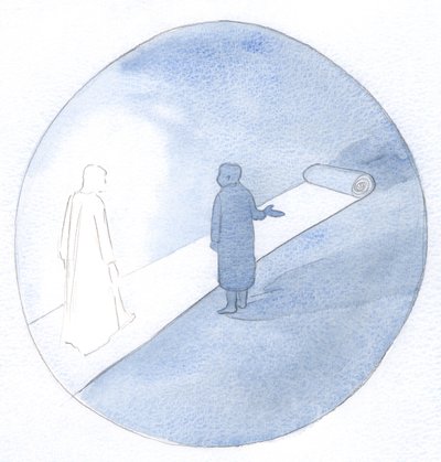 Ons leven vooruit is als een koninklijke snelweg. We kunnen erop stappen en aandacht eisen, of we kunnen geduldig achter Christus aan lopen. door Elizabeth Wang