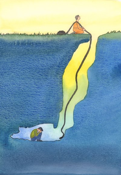 Ons gebed is als een reddingslijn die vanuit de hemel wordt neergelaten om degenen te helpen die verloren en vastzitten in moeilijkheden door Elizabeth Wang