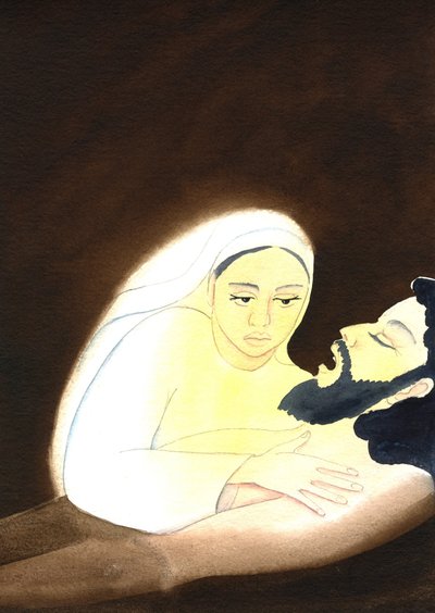 De Pieta door Elizabeth Wang