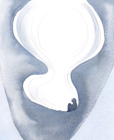 De ziel als een grot: ik zag de ziel als een grot, die werd vergroot, terwijl Christus de ziel opende voor het licht van de hemel, door mijn gebed en zijn genade en vriendelijkheid door Elizabeth Wang