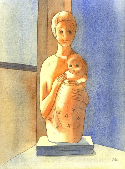 De maagd en het kind door Elizabeth Wang