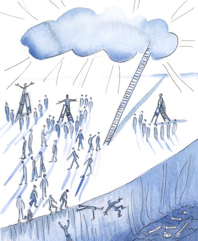 Er zijn heel veel goedbedoelende mensen die de menigten heel verschillende ideeën over God aanbieden. door Elizabeth Wang