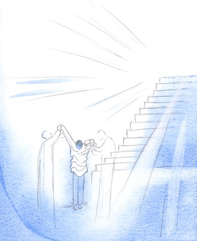 Er is weinig resterende zuivering na de dood voor een trouwe priester door Elizabeth Wang