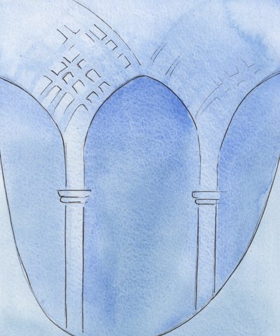 Door geloof en berouw werd mijn ziel veranderd van een grot in een kathedraal, klaar voor aanbidding, 2002 door Elizabeth Wang