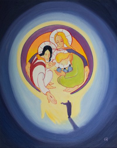 Door berouw en geloof in Christus laten we Hem ons trekken in het hart van de Heilige Drie-eenheid door Elizabeth Wang