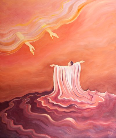 Door het Bloed van Christus worden we gewassen en gekleed in een wit gewaad, klaar om de Vader te benaderen door Elizabeth Wang