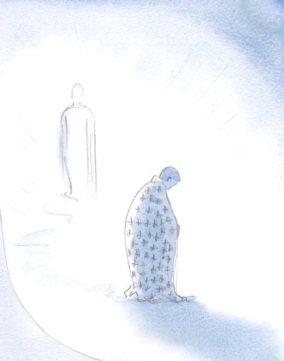 Wanneer een ziel zijn persoonlijke ambities opgeeft, uit liefde voor Christus, geeft Christus het de mantel die het zal dragen terwijl het naar de Vader loopt door Elizabeth Wang