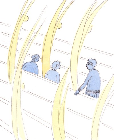 Wanneer mensen onnodig kletsen in de kerk, bidden hun Beschermengelen nog steeds tot Jezus, en eren Hem door hun eerbiedige stilte door Elizabeth Wang