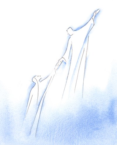 Toen de Heilige Maagd Maria het einde van haar leven bereikte, werd ze door Christus, haar geliefde Zoon, in glorie verheven door Elizabeth Wang