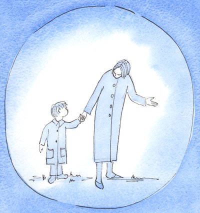 Wanneer we iemand in nood begeleiden en helpen, kunnen we zijn als een moeder die een klein kind leidt, instrueert en aanmoedigt door Elizabeth Wang