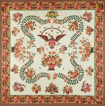Quilt, ca. 1825 door Elizabeth Welsh