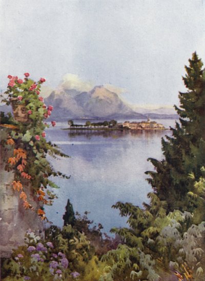 Een tuin in Baveno, Lago Maggiore door Ella Du Cane