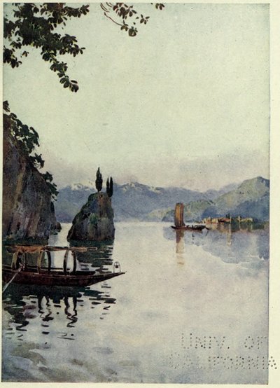 Il Punto di Bellagio, Lago di Como, Illustratie uit 