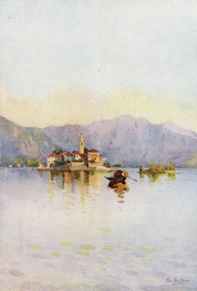 Isola Pescatori en de Sasso di Ferro, Lago Maggiore door Ella Du Cane