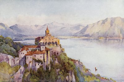 La Madonna del Sasso, Locarno, Lago Maggiore door Ella Du Cane