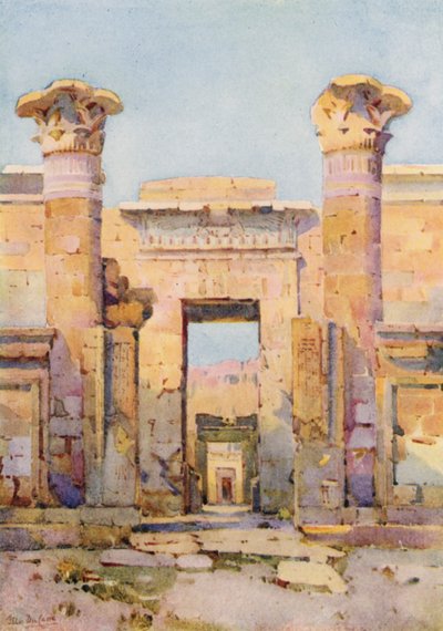 Medinet-Habu door Ella Du Cane