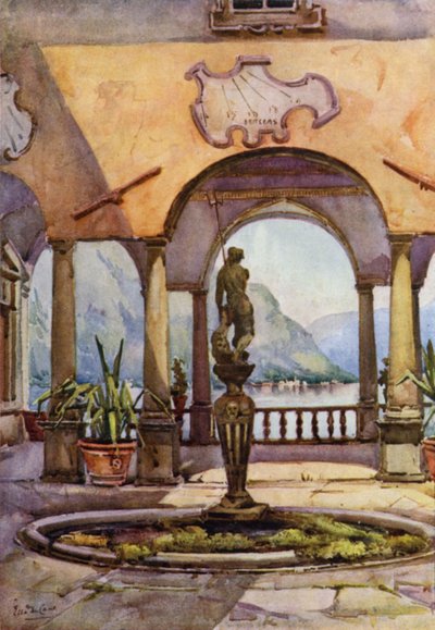 De Loggia, Villa Pliniana, Lago di Como door Ella Du Cane