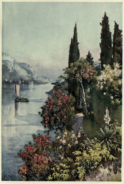 Villa Giulia, Lago di Como, Illustratie uit 