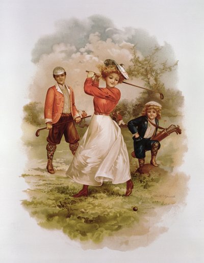 Golfen door Ellen Hattie Clapsaddle