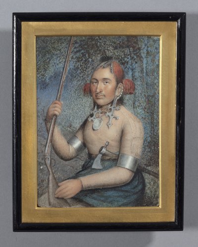 Noord-Amerikaanse Indiaan, 1808 door Ellen Sharples