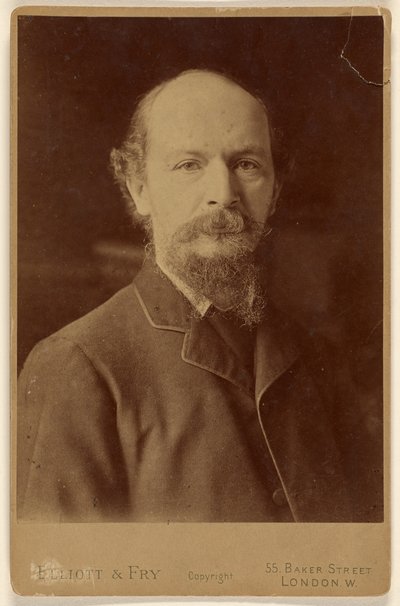 A[legernon] C[harles] Swinburne (1837 - 1909) door Elliott and Fry